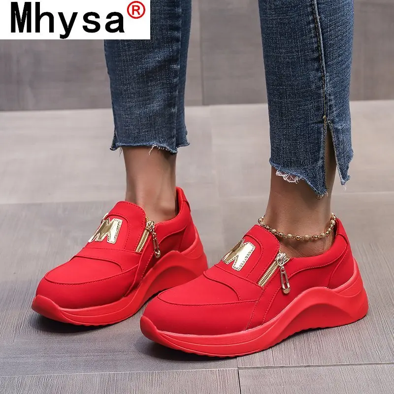 2021 Women Chunky Sneakers Fashion Platform Shoes Zipper Women's Vulcanized Shoes Round Head Women Casual Shoes Zapatos Mujer
2021 Women Chunky Sneakers Fashion Platform Shoes Zipper Women's Vulcanized Shoes Round Head Women Casual Shoes Zapatos Mujer