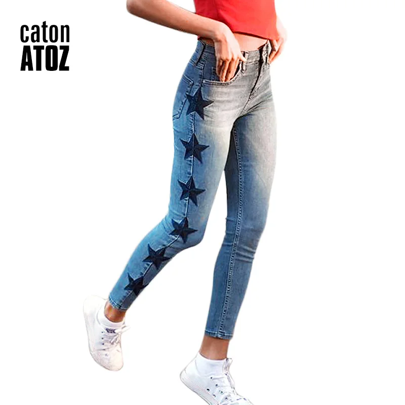 FAKUNTN 2142 Mom Jeans New Woman's Vintage Star Embroidery Jeans Stretch Denim Pants Female Skinny Trousers For Women
FAKUNTN 2142 Mom Jeans New Woman's Vintage Star Embroidery Jeans Stretch Denim Pants Female Skinny Trousers For Women