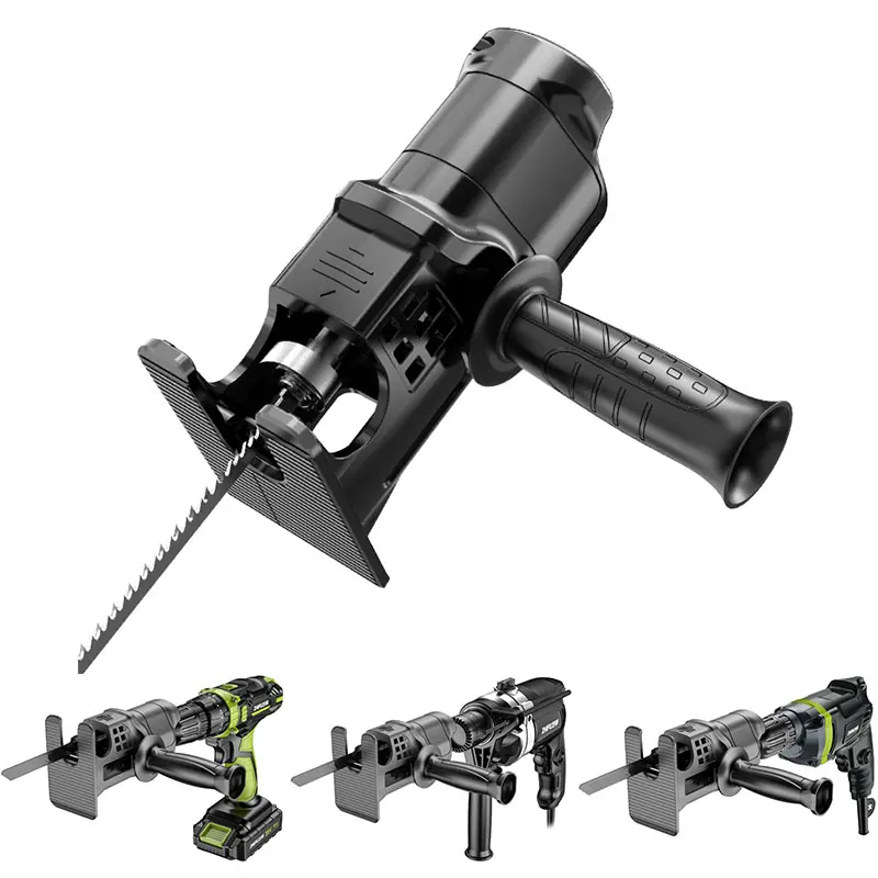 Portable Electric Drill Modification Tool Reciprocating Saw Metal Cutting Wood Cutting Tool Electric Drill Attachment With Blade
Portable Electric Drill Modification Tool Reciprocating Saw Metal Cutting Wood Cutting Tool Electric Drill Attachment With Blade