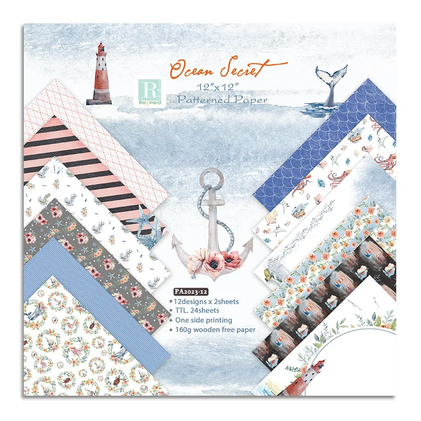 12" 24Pcs/Lot Anchor Retro Material Papers DIY Scrapbooking Album Diary Gift Decorative Paper Scrapbooking Paper
12" 24Pcs/Lot Anchor Retro Material Papers DIY Scrapbooking Album Diary Gift Decorative Paper Scrapbooking Paper