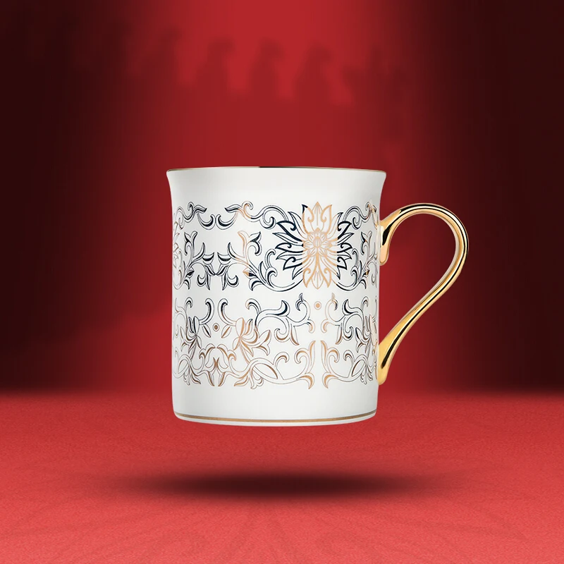 Jingdezhen Porcelain Mug White porcelain Handmaid gilding Water Cup Coffee Tea Milk Steep Infuse Ornament Drinkware Present Gift
Jingdezhen Porcelain Mug White porcelain Handmaid gilding Water Cup Coffee Tea Milk Steep Infuse Ornament Drinkware Present Gift