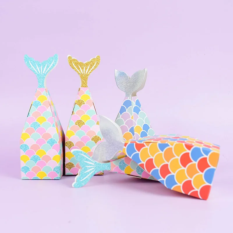 10pcs/lot Mermaid Tail Box Mermaid Candy Box Gift Package Boxes Sea Theme Favors Sea Mermaid Party Baby Shower Party Supplies
10pcs/lot Mermaid Tail Box Mermaid Candy Box Gift Package Boxes Sea Theme Favors Sea Mermaid Party Baby Shower Party Supplies