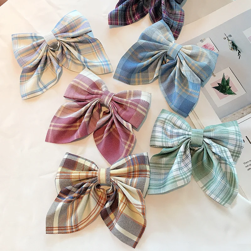 College Wind Bow Hairpin Barrette Hair Clip for Girl Butterfly Women Barrette Headwear Accessoires Lattice Tiaras Headdress
College Wind Bow Hairpin Barrette Hair Clip for Girl Butterfly Women Barrette Headwear Accessoires Lattice Tiaras Headdress