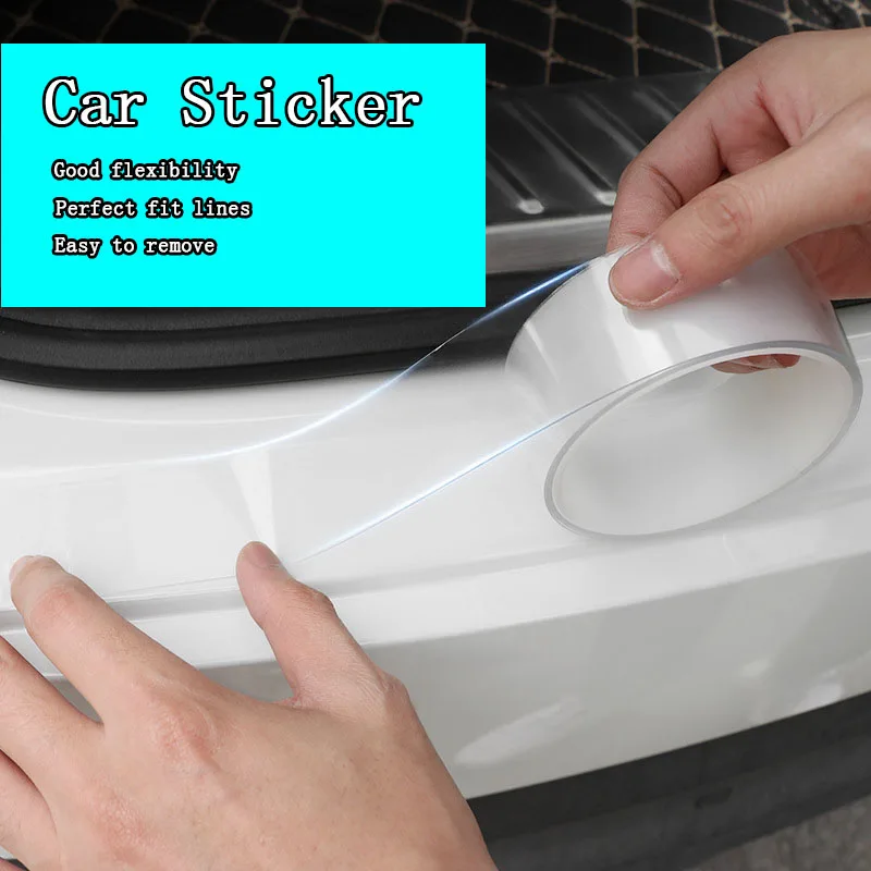 10cm*10m Car Stickers Tape Transparent Car Door Protector Waterproof Auto Bumper Strip Cars Sill Decal Anti-scratch Accessories
10cm*10m Car Stickers Tape Transparent Car Door Protector Waterproof Auto Bumper Strip Cars Sill Decal Anti-scratch Accessories