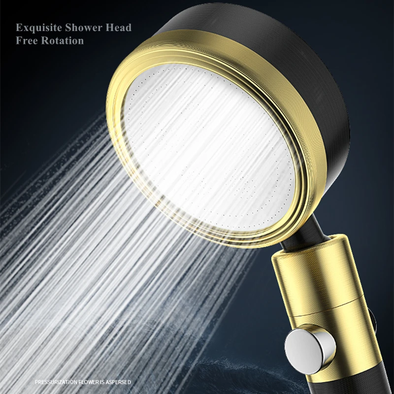 New Universal 360 Rotating Boosting Shower Head for Bathroom Water Saving with On/Off Switch High Pressure Bath Nozzle Sprayer 
New Universal 360 Rotating Boosting Shower Head for Bathroom Water Saving with On/Off Switch High Pressure Bath Nozzle Sprayer