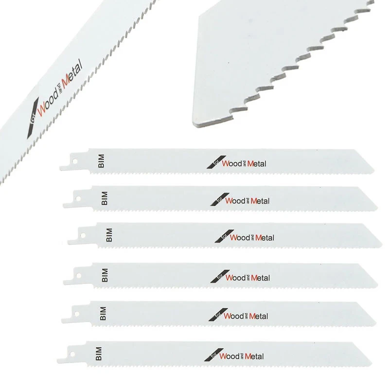 1Pc 9'' BI-Metal Reciprocating Saw Blades Metal Jigsaw Blade For Metal & Wood Cutting Replacement 225mm
1Pc 9'' BI-Metal Reciprocating Saw Blades Metal Jigsaw Blade For Metal & Wood Cutting Replacement 225mm