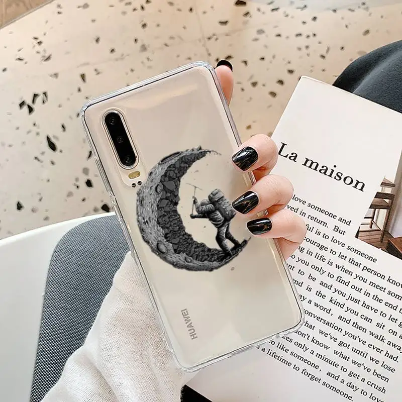 Moon Stars Space Astronaut Phone Case Transparent for Samsung A71 S9 10 20 HUAWEI p30 40 honor 10i 8x xiaomi note 8 Pro 10t 11
Moon Stars Space Astronaut Phone Case Transparent for Samsung A71 S9 10 20 HUAWEI p30 40 honor 10i 8x xiaomi note 8 Pro 10t 11