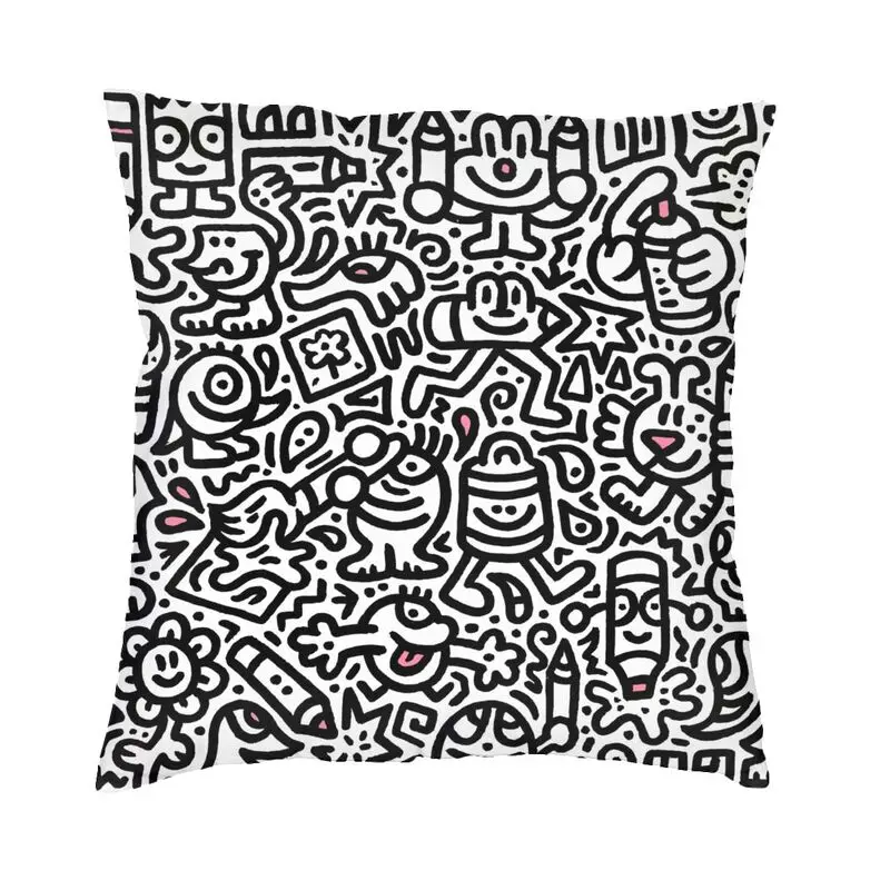 Mr Doodle Graffiti Rap Pop Art Throw Pillow Case For Sofa Paintings Hand Drawn Artist Nordic Cushion Cover Soft Pillowcase
Mr Doodle Graffiti Rap Pop Art Throw Pillow Case For Sofa Paintings Hand Drawn Artist Nordic Cushion Cover Soft Pillowcase