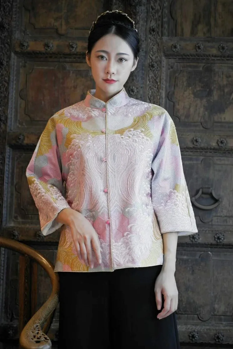 Женское однобортное пальто с вышивкой, модный винтажный кардиган с роскошной вышивкой, пальто для осени и зимы, 2020
Женское однобортное пальто с вышивкой, модный винтажный кардиган с роскошной вышивкой, пальто для осени и зимы, 2020