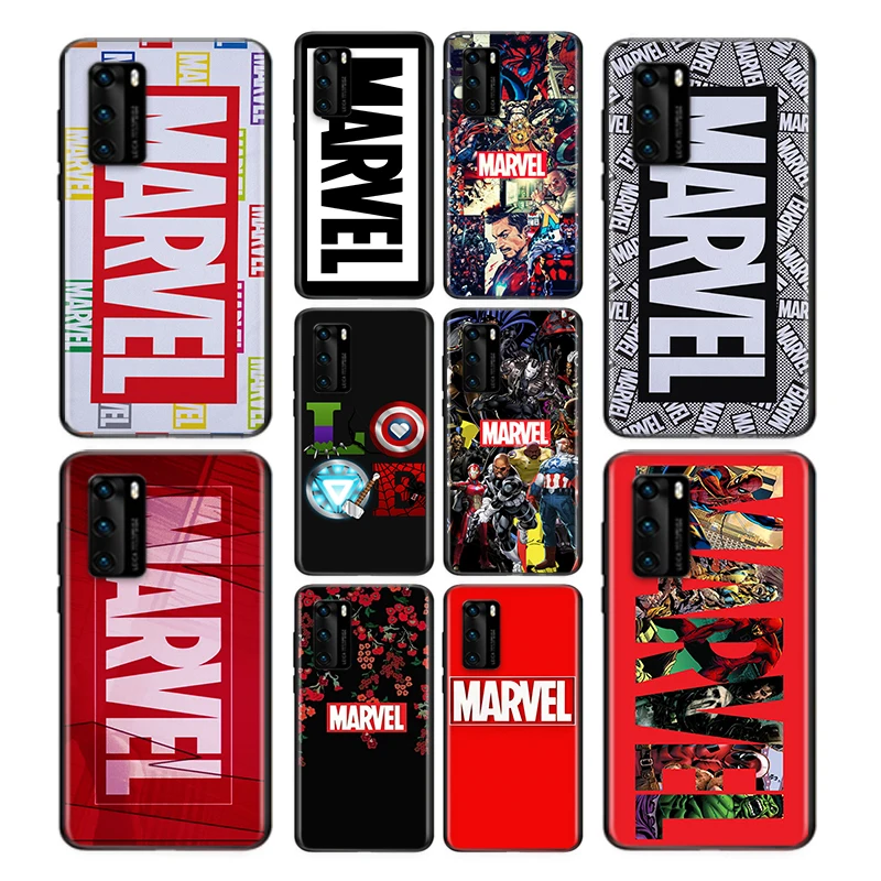 Phone Case Marvel logo cool For Huawei P40 P30 P20 P50 Pro Plus P10 P9 P8 Lite 2019 2017 RU E Mini Soft Black Cover
Phone Case Marvel logo cool For Huawei P40 P30 P20 P50 Pro Plus P10 P9 P8 Lite 2019 2017 RU E Mini Soft Black Cover