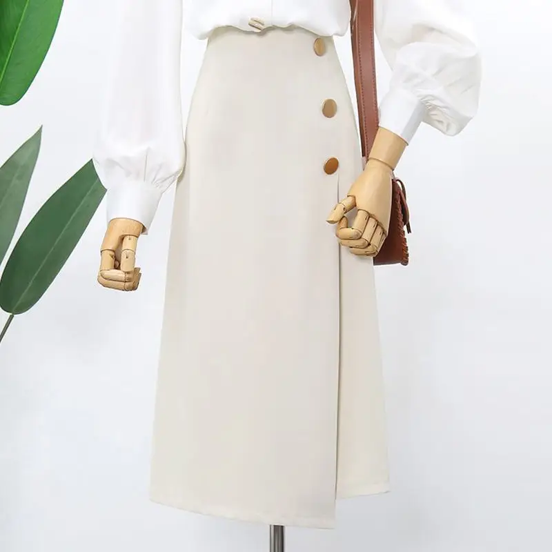 Autumn Skirt Women 's Design Sense Niche Professional A- line Dress High Waist Slimming Mid-Length over-the- Knee Commuter Women
Autumn Skirt Women 's Design Sense Niche Professional A- line Dress High Waist Slimming Mid-Length over-the- Knee Commuter Women
