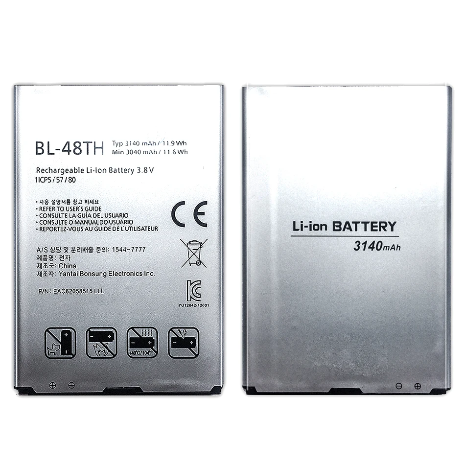 BL-48TH Mobile Phone Battery for LG E940 E977 F-240K F-240S Optimus G Pro/LG pro lite D686 E980 E985 E986 BL 48TH 3140mAh
BL-48TH Mobile Phone Battery for LG E940 E977 F-240K F-240S Optimus G Pro/LG pro lite D686 E980 E985 E986 BL 48TH 3140mAh