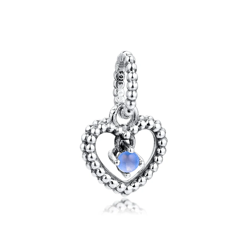 Fits for Pandora Beads Bracelets Sky Blue Blue Beaded Heart Charms 100% 925 Sterling Silver Jewelry Free Shipping
Fits for Pandora Beads Bracelets Sky Blue Blue Beaded Heart Charms 100% 925 Sterling Silver Jewelry Free Shipping