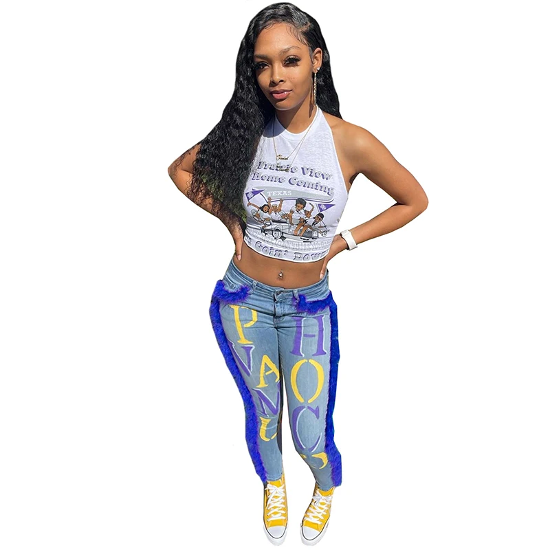 Spring New Style Casual Korean Fashion Letter Printing Jeans Youth Popular Girls Streetwear Pencil Pants Cotton Women's Jeans
Spring New Style Casual Korean Fashion Letter Printing Jeans Youth Popular Girls Streetwear Pencil Pants Cotton Women's Jeans