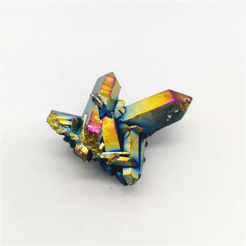 36g Natural Electroplating Color White Crystal Cluster Druse Quartz Crystal Wand Nunatak Chakra Healing Reiki Stone Column Point
36g Natural Electroplating Color White Crystal Cluster Druse Quartz Crystal Wand Nunatak Chakra Healing Reiki Stone Column Point