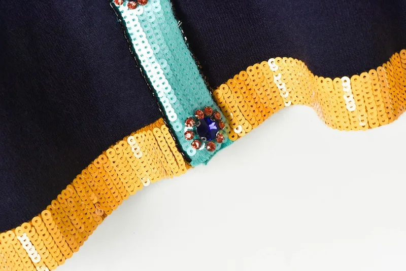 Luxury New Designer Runway Women 2020 Sequines Spring Sweater Short Knitted Coats Cardigan Diamonds Buttons Single-breasted Coat
Luxury New Designer Runway Women 2020 Sequines Spring Sweater Short Knitted Coats Cardigan Diamonds Buttons Single-breasted Coat