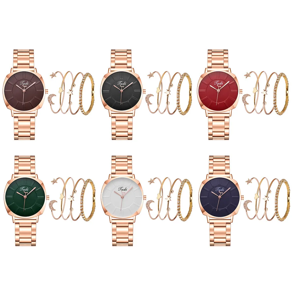 Watches For Women Luxury Shining Diamond Xingyue Elegant Casual Quartz Stainless Steel Strap Bracelet Watch Set F3
Watches For Women Luxury Shining Diamond Xingyue Elegant Casual Quartz Stainless Steel Strap Bracelet Watch Set F3