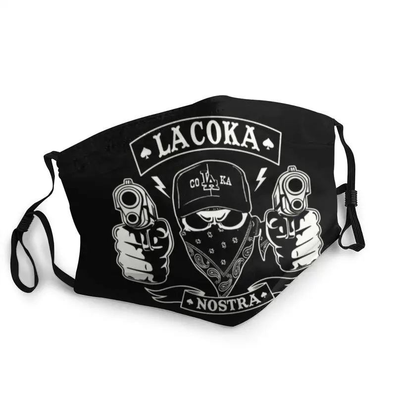 Многоразовая маска для лица LA Coka нашей LCN Gang, маска для взрослых унисекс, маска против пыли, смога, защитный чехол, респиратор, маска
Многоразовая маска для лица LA Coka нашей LCN Gang, маска для взрослых унисекс, маска против пыли, смога, защитный чехол, респиратор, маска
