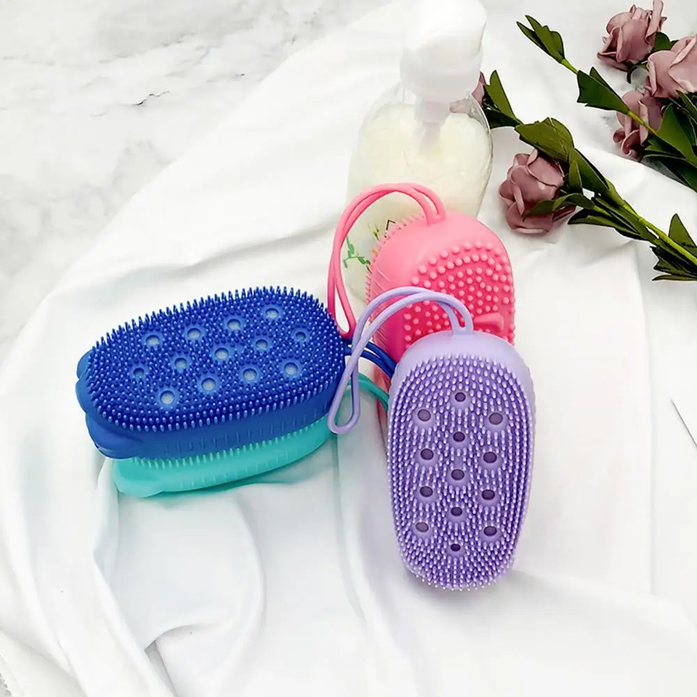Soft Silicone Bath Brushes Massage Scrub Gloves body brush for Multifunction Bathing tools 
Soft Silicone Bath Brushes Massage Scrub Gloves body brush for Multifunction Bathing tools