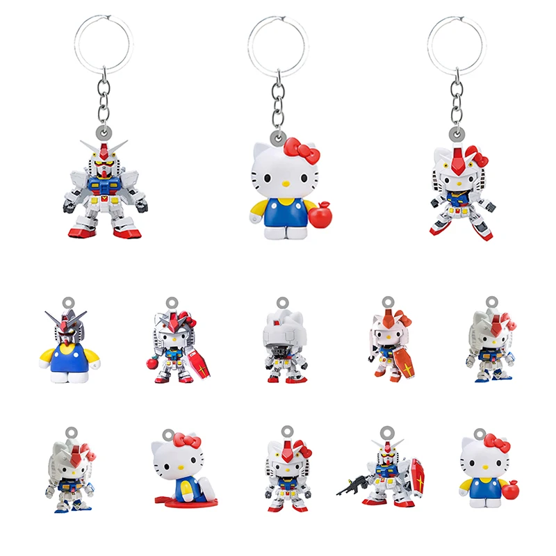 Bandai Acrylic SDEX Hello Kitty RX-78-2 Gundam Keyring Backpack School Bag Cartoon Epoxy Resin Pendants Keychains Jewelry FZS188
Bandai Acrylic SDEX Hello Kitty RX-78-2 Gundam Keyring Backpack School Bag Cartoon Epoxy Resin Pendants Keychains Jewelry FZS188
