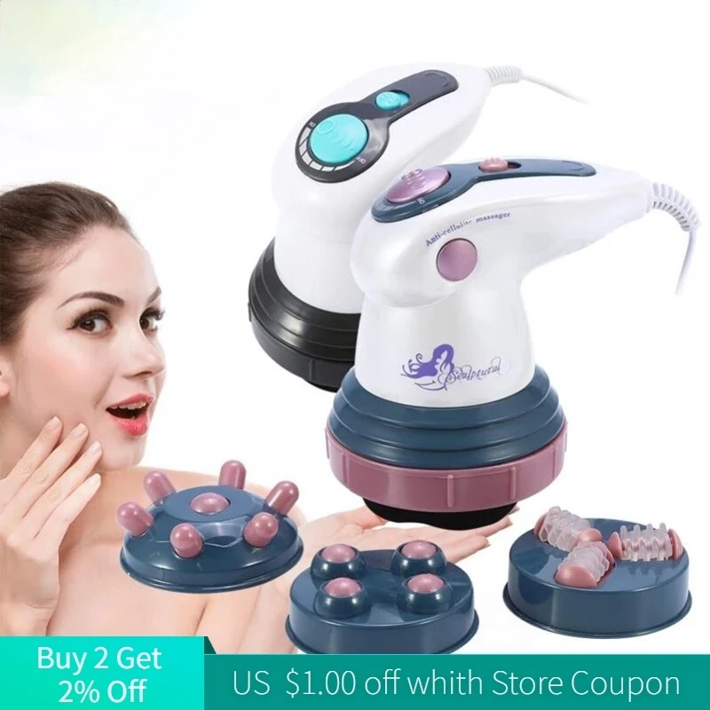 Body electric massager anti cellulite Portable Fat slimming health care Massage Instrument Vibration Cervical Spine Neck Waist 
Body electric massager anti cellulite Portable Fat slimming health care Massage Instrument Vibration Cervical Spine Neck Waist