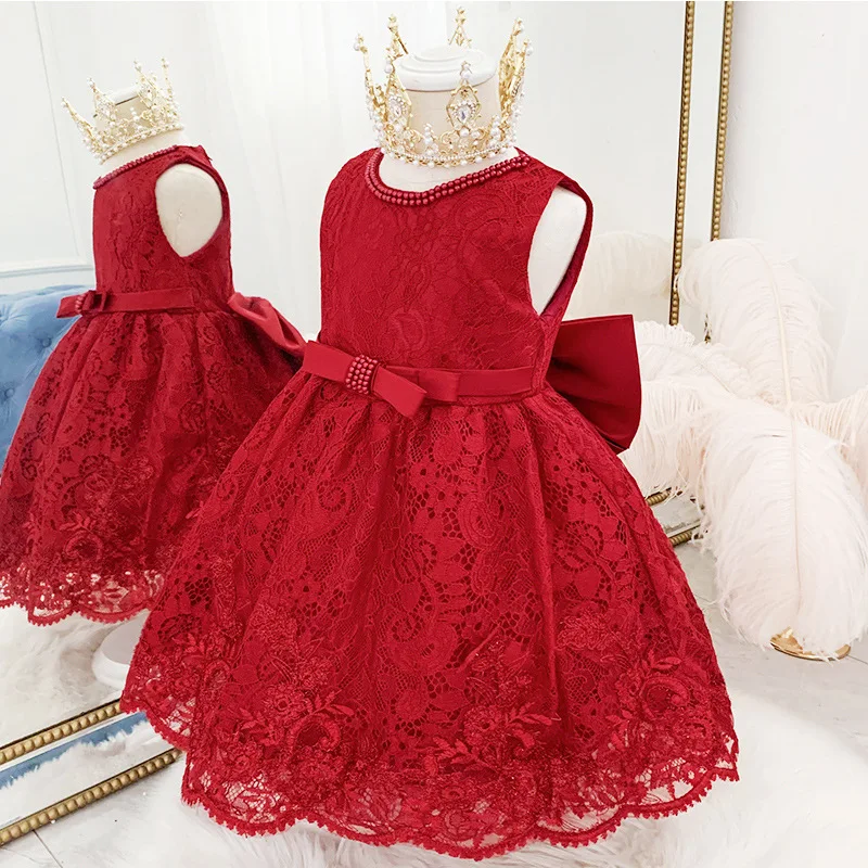 Little Baby Infant Girl Sleeveless Bow Princess Dress Cute Lace Pettiskirt Summer Birthday Party Temperament Formal Dress Gift
Little Baby Infant Girl Sleeveless Bow Princess Dress Cute Lace Pettiskirt Summer Birthday Party Temperament Formal Dress Gift