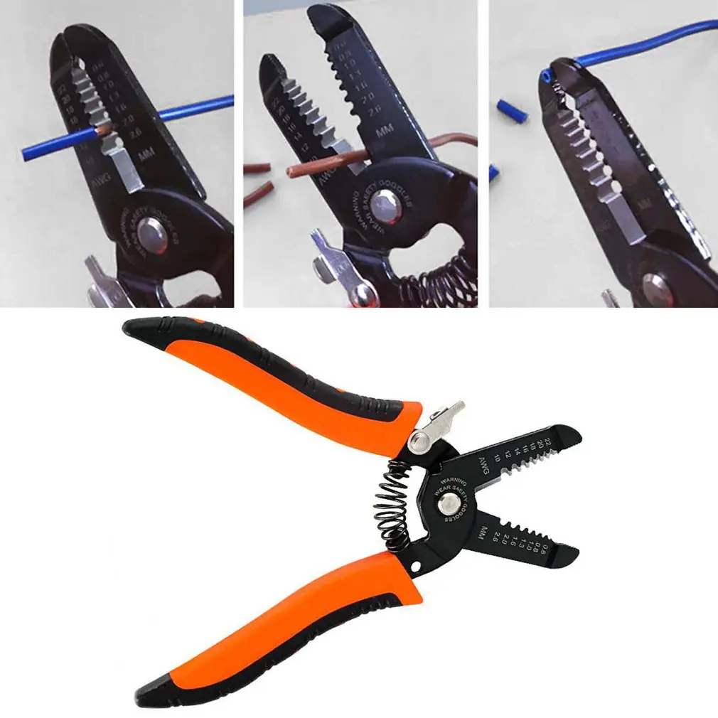 Durable Wire Stripper Decrustation Pliers Multi-Tools Repair Tool Pliers Cable Stripping Pliers Crimping Pliers Combination
Durable Wire Stripper Decrustation Pliers Multi-Tools Repair Tool Pliers Cable Stripping Pliers Crimping Pliers Combination