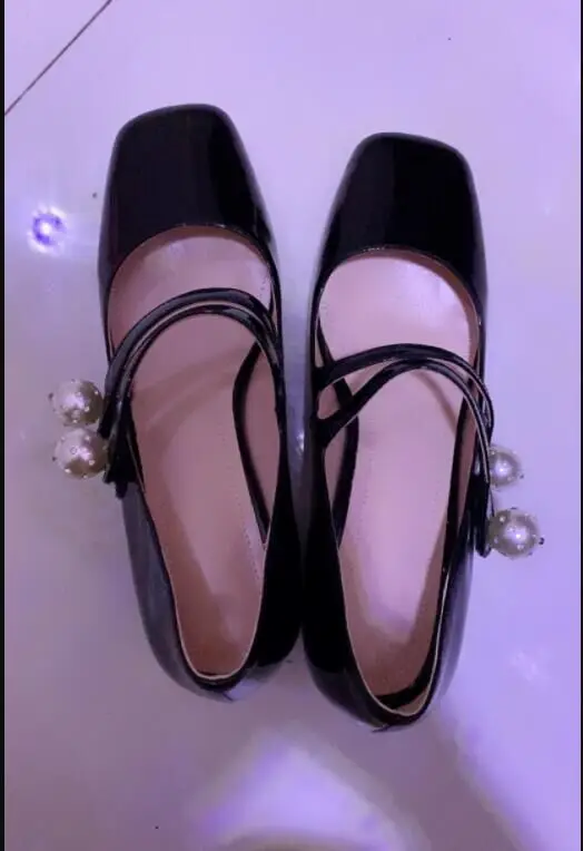 Women's Pointed Toe Block Heels 6.5cm Chunky High Heel Pumps Patent Leather Thick Shoes Wedding Party Pumps High Mary Janes Pump 
Women's Pointed Toe Block Heels 6.5cm Chunky High Heel Pumps Patent Leather Thick Shoes Wedding Party Pumps High Mary Janes Pump