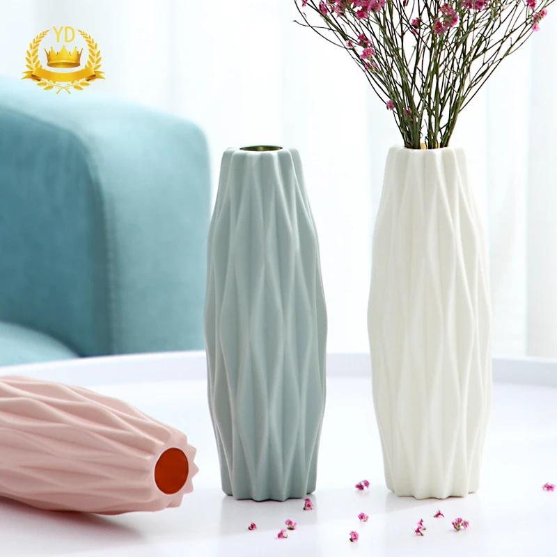 NEW Flower Vase Decoration Home Plastic Vase White Imitation Ceramic Flower Pot Flower Basket Nordic Decoration Vase Decoration
NEW Flower Vase Decoration Home Plastic Vase White Imitation Ceramic Flower Pot Flower Basket Nordic Decoration Vase Decoration