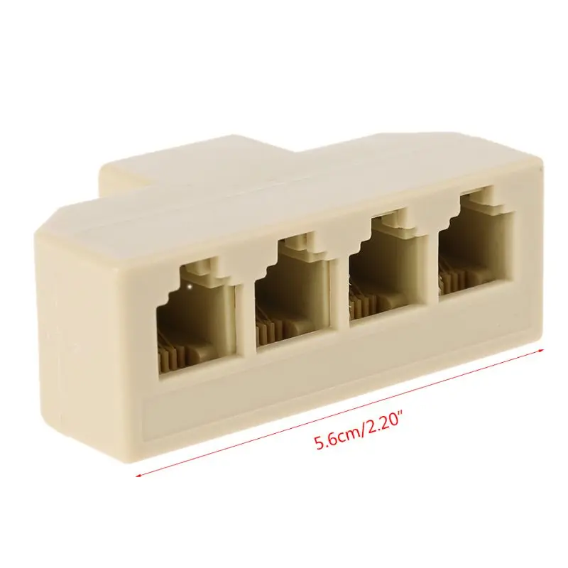 2021 New 1PC RJ11 Splitter 4 Way Adapter 1 M to 4 F RJ-11 6P4C Phone Jack Splitter
2021 New 1PC RJ11 Splitter 4 Way Adapter 1 M to 4 F RJ-11 6P4C Phone Jack Splitter