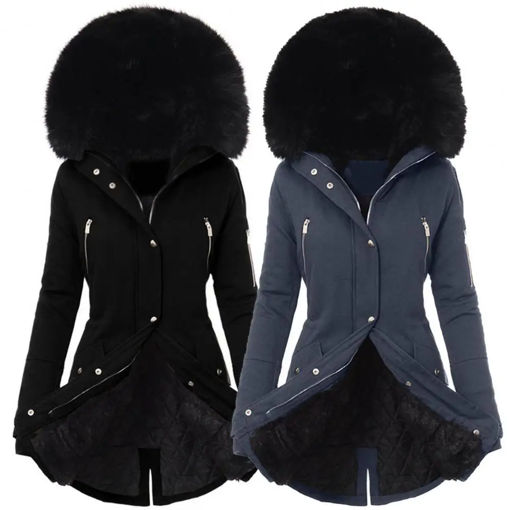 Jackets Lady Coat Attractive Slim Pure Color Pocket Winter Jacket Outwear for Outdoor
Jackets Lady Coat Attractive Slim Pure Color Pocket Winter Jacket Outwear for Outdoor