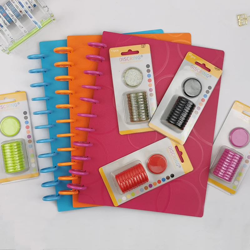 11pcs/1box 35mm Binding Rings Plastic Ring Buckle Mushroom Hole Loose-leaf Notepad Plastic Binder Discs Buckle Binding Supplies
11pcs/1box 35mm Binding Rings Plastic Ring Buckle Mushroom Hole Loose-leaf Notepad Plastic Binder Discs Buckle Binding Supplies