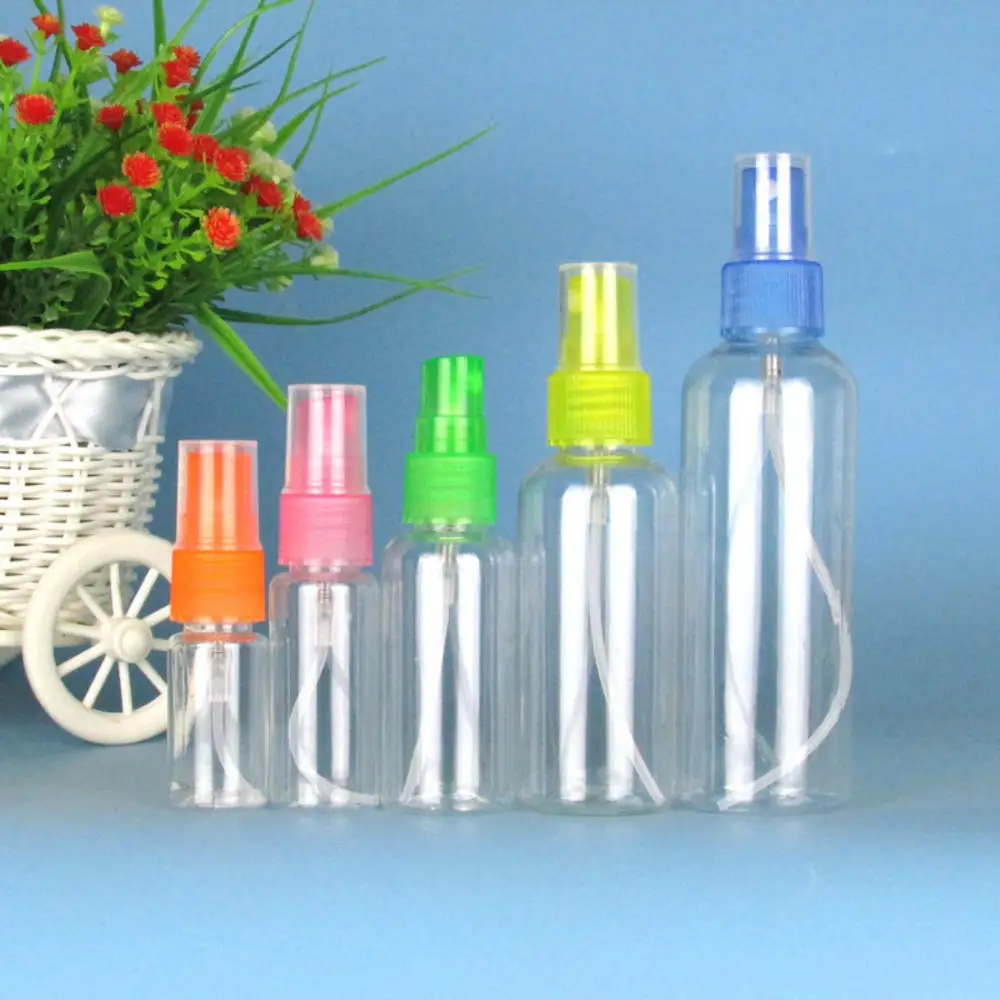 New 1PC 10/20/50/100ml Refillable Spray Bottle Empty Cosmetic Containers Plastic Atomizer Portable Travel Perfume Bottle
New 1PC 10/20/50/100ml Refillable Spray Bottle Empty Cosmetic Containers Plastic Atomizer Portable Travel Perfume Bottle
