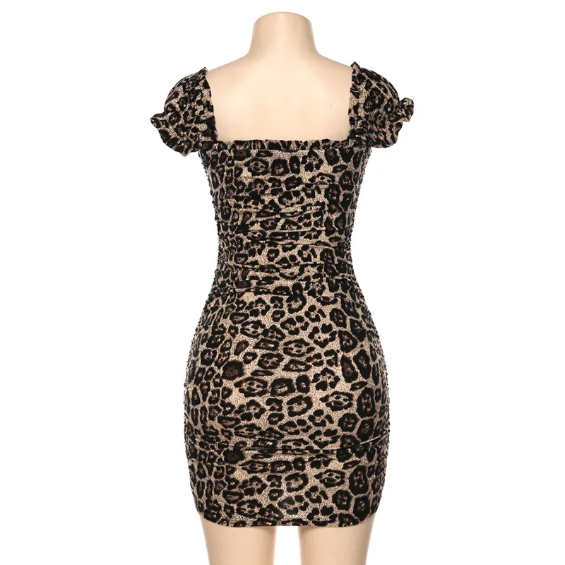 2020 Summer Women Sexy Dresses Spring Bodycon Short Sleeve Leopard Pencil Mini V-neck Dress For Women Female
2020 Summer Women Sexy Dresses Spring Bodycon Short Sleeve Leopard Pencil Mini V-neck Dress For Women Female