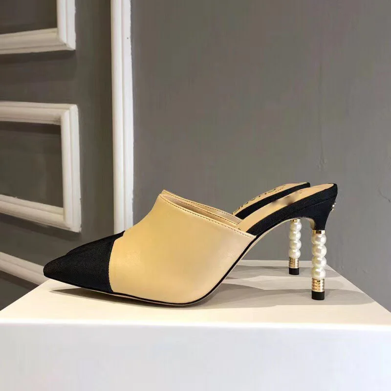 Fashion High Heels Sandals Women 2021 Summer Luxury Brand Pearl Pointed Toe Mixed-color Slippers Ladies Casual Sandal Shoes 10cm
Fashion High Heels Sandals Women 2021 Summer Luxury Brand Pearl Pointed Toe Mixed-color Slippers Ladies Casual Sandal Shoes 10cm