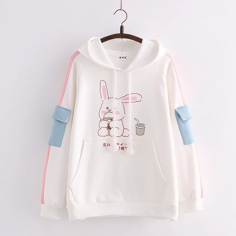 Kawaii Bunny Hoodie Women Korean Cute Anime Graphic Hooded Sweatshirt Girls Winter Harajuku Hoodies Japan Fashion Pink Purple
Kawaii Bunny Hoodie Women Korean Cute Anime Graphic Hooded Sweatshirt Girls Winter Harajuku Hoodies Japan Fashion Pink Purple