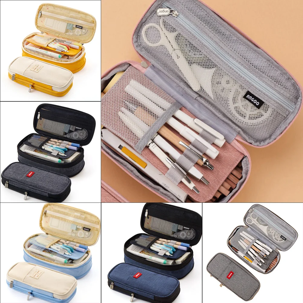 New Durable Large Capacity School Pen Pencil Case College Office Zipper Stationery Pouch Bag
New Durable Large Capacity School Pen Pencil Case College Office Zipper Stationery Pouch Bag