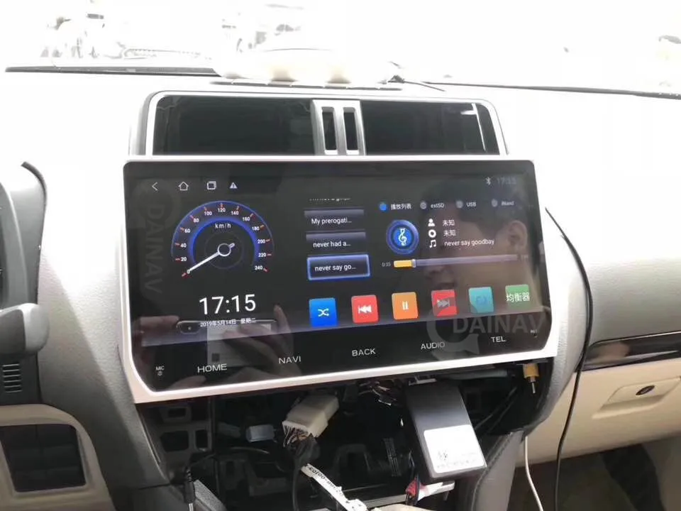 Автомобильный стереоприемник 2 Din Android для Toyota Land Cruiser Prado 150 2017-2018 автомобильное