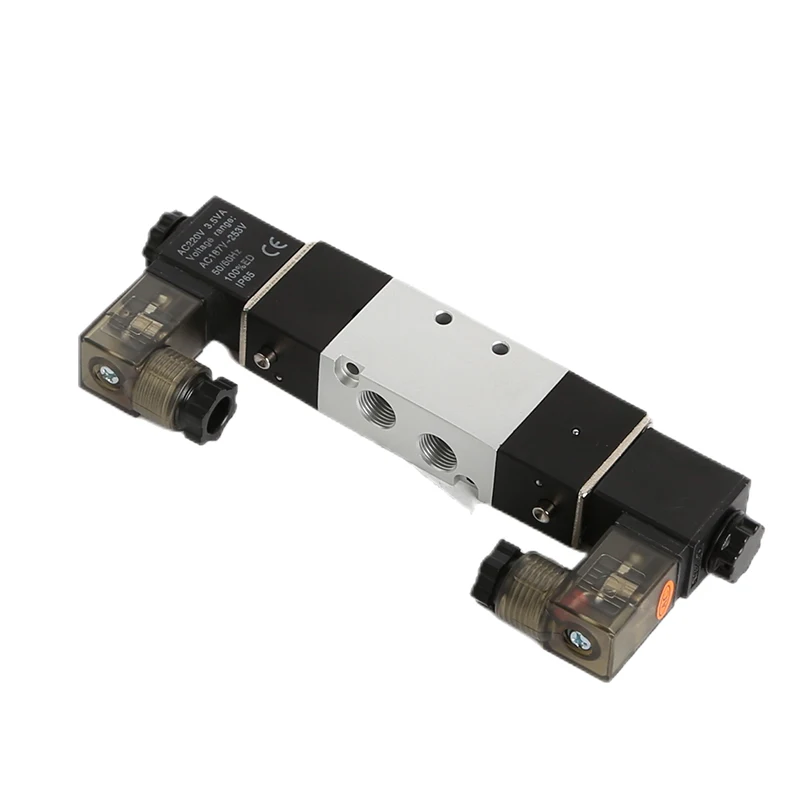 Pneumatic Airtac Type 5 Way Double Solenoid Valve Block 4V120-06 Fitting Manifold 12V DC 24V 110V 220V 4V120
Pneumatic Airtac Type 5 Way Double Solenoid Valve Block 4V120-06 Fitting Manifold 12V DC 24V 110V 220V 4V120