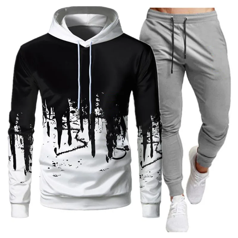 2022 New 2-piece Sportswear Men's Hooded Sweatshirt + Pants Pullover Hooded Sportswear Suit Casual Men's Clothes Size S-3xl
2022 New 2-piece Sportswear Men's Hooded Sweatshirt + Pants Pullover Hooded Sportswear Suit Casual Men's Clothes Size S-3xl