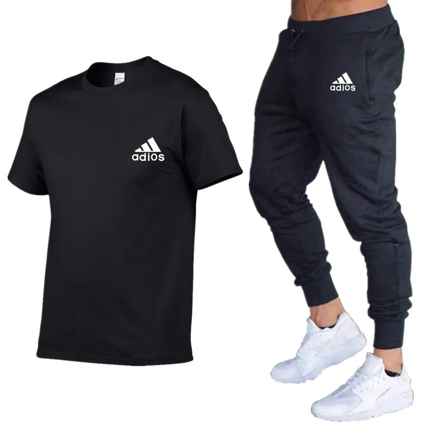 2021 New Casual Tracksuit Men Summer Clothing Sportswear Set T-shirt + Trousers Two Pieces Clothing Men Sweatshirt Sports Suits
2021 New Casual Tracksuit Men Summer Clothing Sportswear Set T-shirt + Trousers Two Pieces Clothing Men Sweatshirt Sports Suits