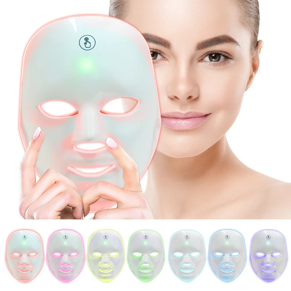 Upgraded 7 Colors Led Light Therapy Mask Facial Care Wrinkle Acne Removal Anti Acne Shrink Pores Brightening Skin Beauty Device
Upgraded 7 Colors Led Light Therapy Mask Facial Care Wrinkle Acne Removal Anti Acne Shrink Pores Brightening Skin Beauty Device