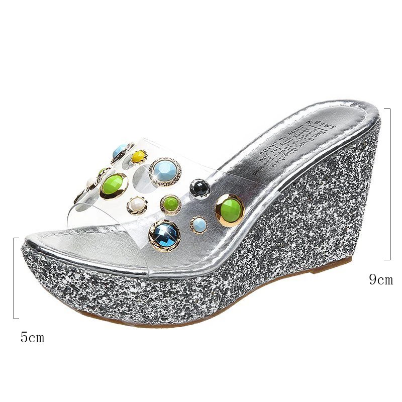 Women Slippers Shoes Open Toe Transparent Sandals Shoes Woman Slides RhinestonesPlatform Sandals Women Slide Ladies Shoes
Women Slippers Shoes Open Toe Transparent Sandals Shoes Woman Slides RhinestonesPlatform Sandals Women Slide Ladies Shoes