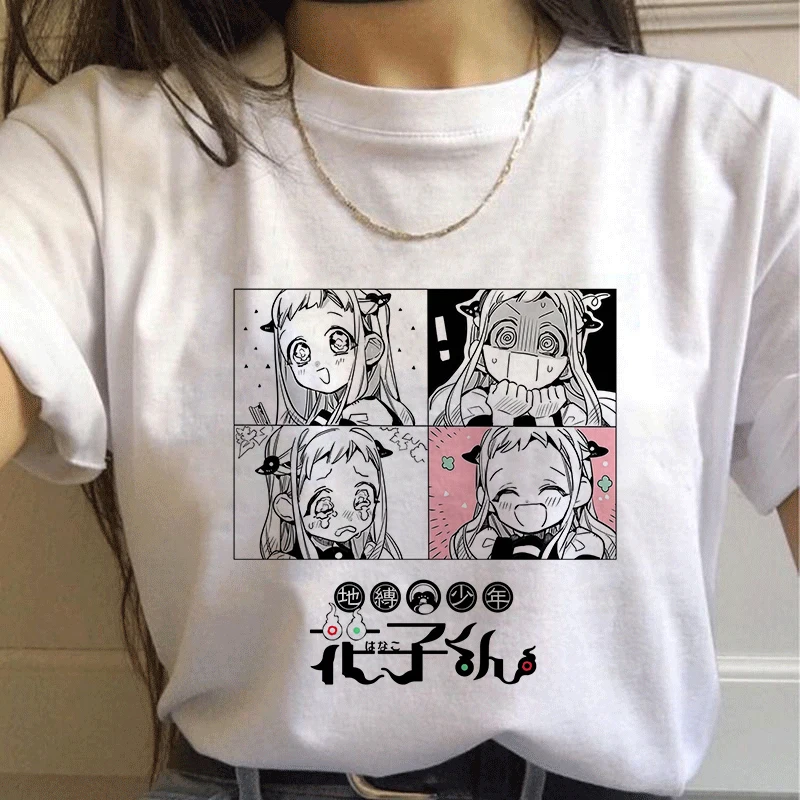 2021 Women Fashion Casual Streetwear Kawaii Japanese Anime Toilet Bound Hanako Kun TShirt Harajuku Print Short Sleeve Tops Tees
2021 Women Fashion Casual Streetwear Kawaii Japanese Anime Toilet Bound Hanako Kun TShirt Harajuku Print Short Sleeve Tops Tees