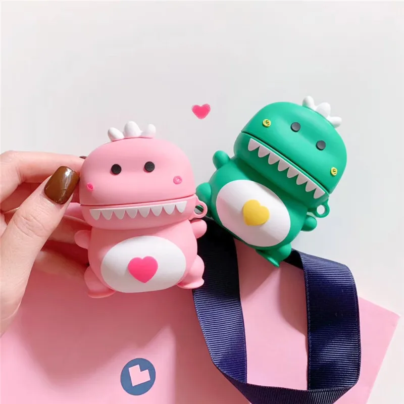 For Airpods Case,3D Cartoon Cute Dinosaur Case For Airpods 1/2 Case Soft Silicone Earphone Cover For Apple Airpods Pro Case
For Airpods Case,3D Cartoon Cute Dinosaur Case For Airpods 1/2 Case Soft Silicone Earphone Cover For Apple Airpods Pro Case