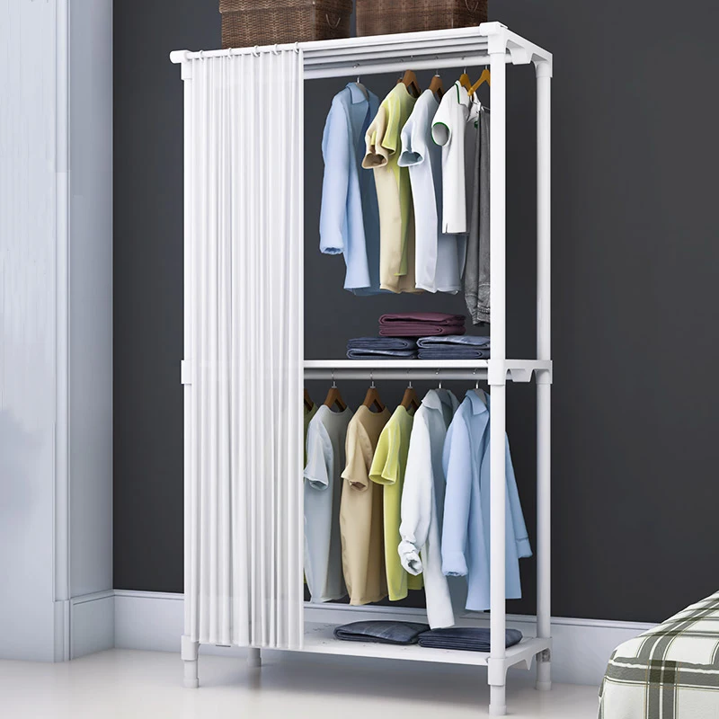 Simple Curtain Coat Rack Multi Functional Floor Folding Drying Rack Home Bedroom Wardrobe Closet Indoor Clothing Rack Hanger
Simple Curtain Coat Rack Multi Functional Floor Folding Drying Rack Home Bedroom Wardrobe Closet Indoor Clothing Rack Hanger