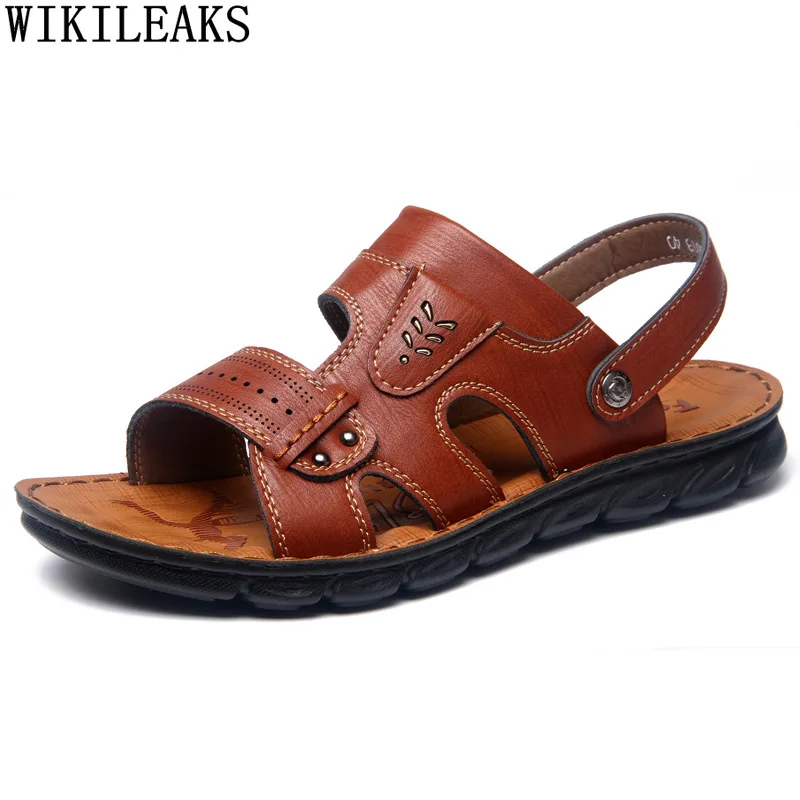 Man Sandals 2022 Summer Beach Sandals Slippers Men Summer Mens Sandals Genuine Leather Mens Slippers Slides Zapatos De Hombre
Man Sandals 2022 Summer Beach Sandals Slippers Men Summer Mens Sandals Genuine Leather Mens Slippers Slides Zapatos De Hombre
