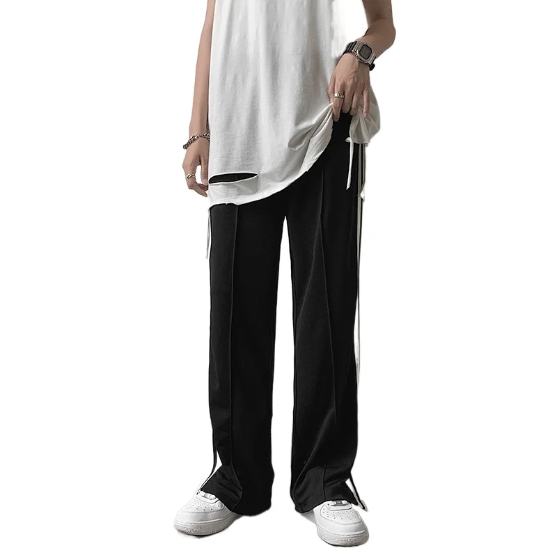 Summer 2021 Thin Slacks Straight-leg Loose Trend Sweatpants Popular Logo Zip-Up Wide-leg Pants for Men
Summer 2021 Thin Slacks Straight-leg Loose Trend Sweatpants Popular Logo Zip-Up Wide-leg Pants for Men