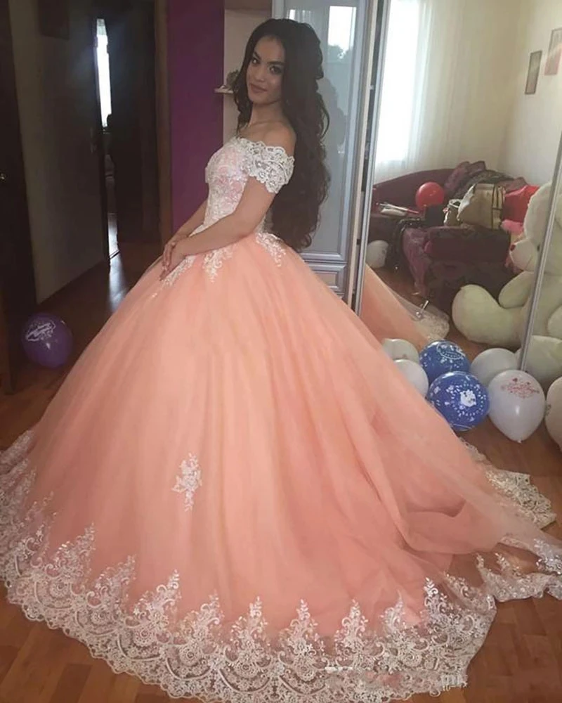Angelsbridep бальное платье платья для Quinceanera женское милое 16 фатиновое выпускного