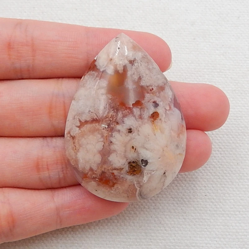 Natural Gemstone Sakura Agate Fashion pendant beads,Semiprecious stone Jewelry,44x32x9mm,16.5g
Natural Gemstone Sakura Agate Fashion pendant beads,Semiprecious stone Jewelry,44x32x9mm,16.5g